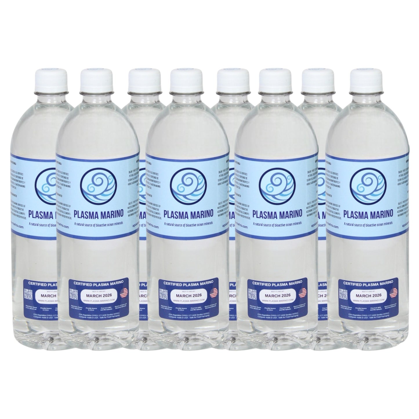 Plasma Marino / Marine Plasma Family Pack with FREE SHIPPING 8 x 33.2oz 1000ml