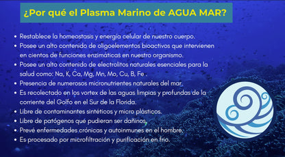 Plasma Marino / Marine Plasma Family Pack with FREE SHIPPING 8 x 33.2oz 1000ml