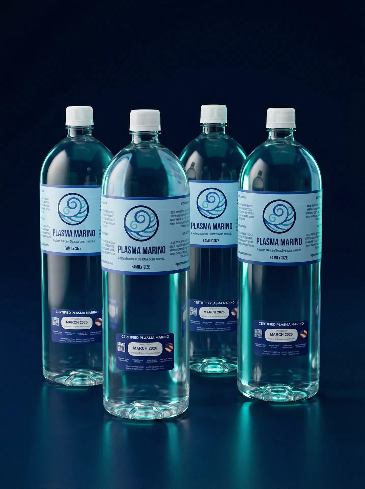 Plasma Marino / Marine Plasma Family Pack with FREE SHIPPING 4 x 50.72oz 1500ml