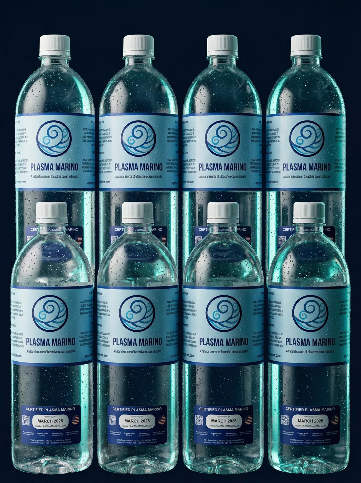 Plasma Marino / Marine Plasma Family Pack with FREE SHIPPING 8 x 33.2oz 1000ml